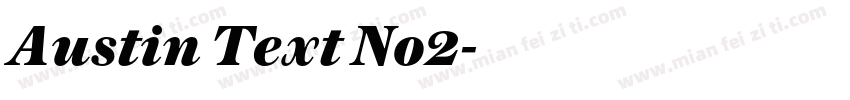 Austin Text No2字体转换